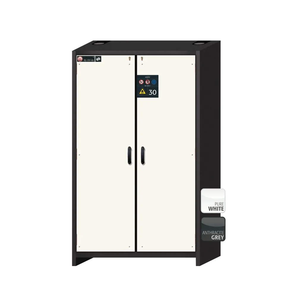 asecos® - Sicherheitsschrank Q90 /RAL 9010 3FB1LB1BW Stahlblech