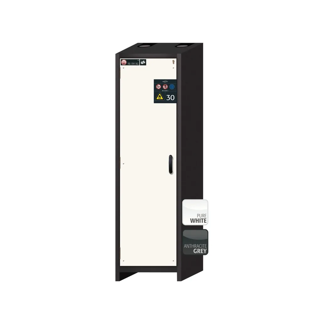 asecos® - Sicherheitsschrank Q30 /RAL 9010 3FB1LB1BW Stahlblech