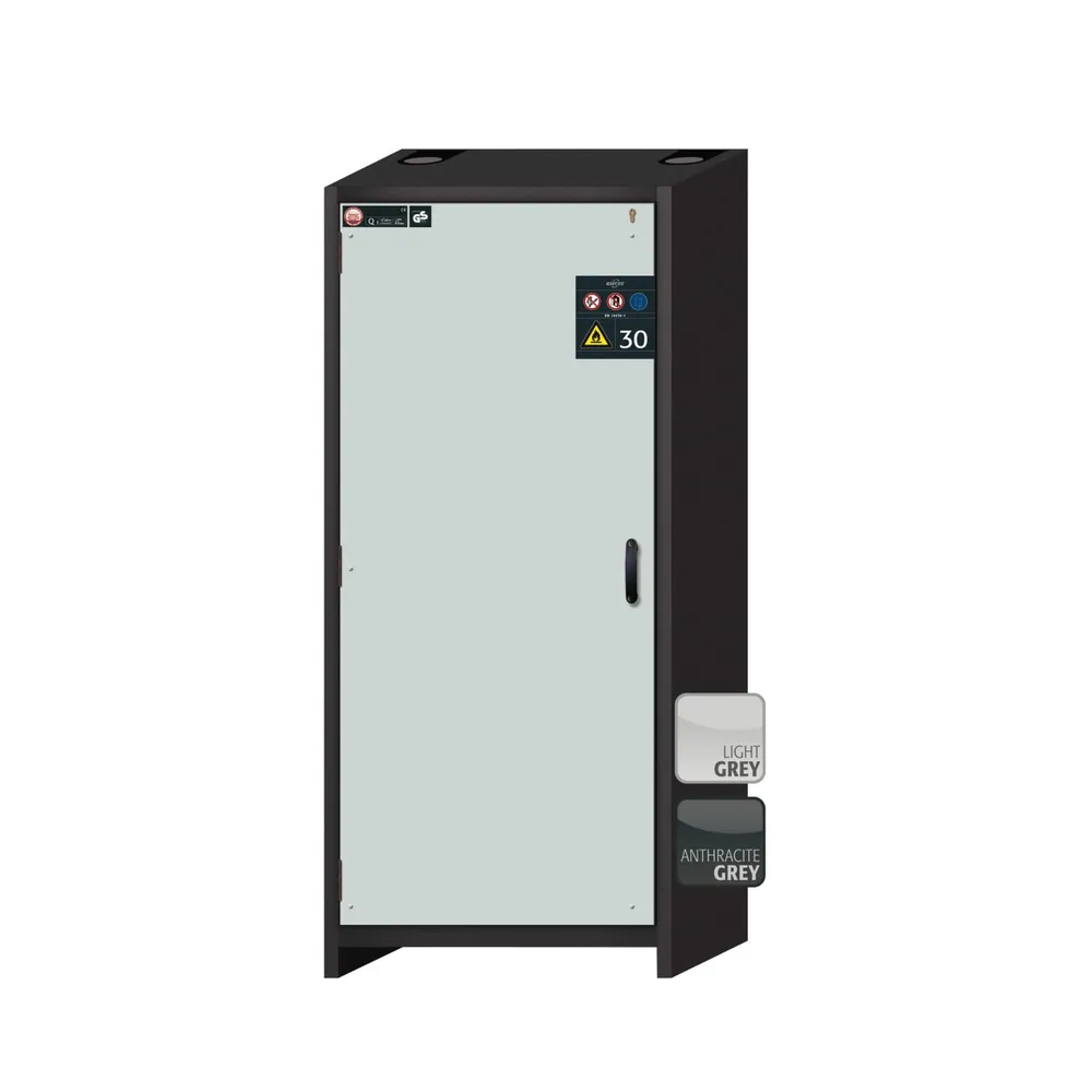 asecos® - Sicherheitsschrank Q90 /RAL 7035 3FB1LB1BW Stahlblech