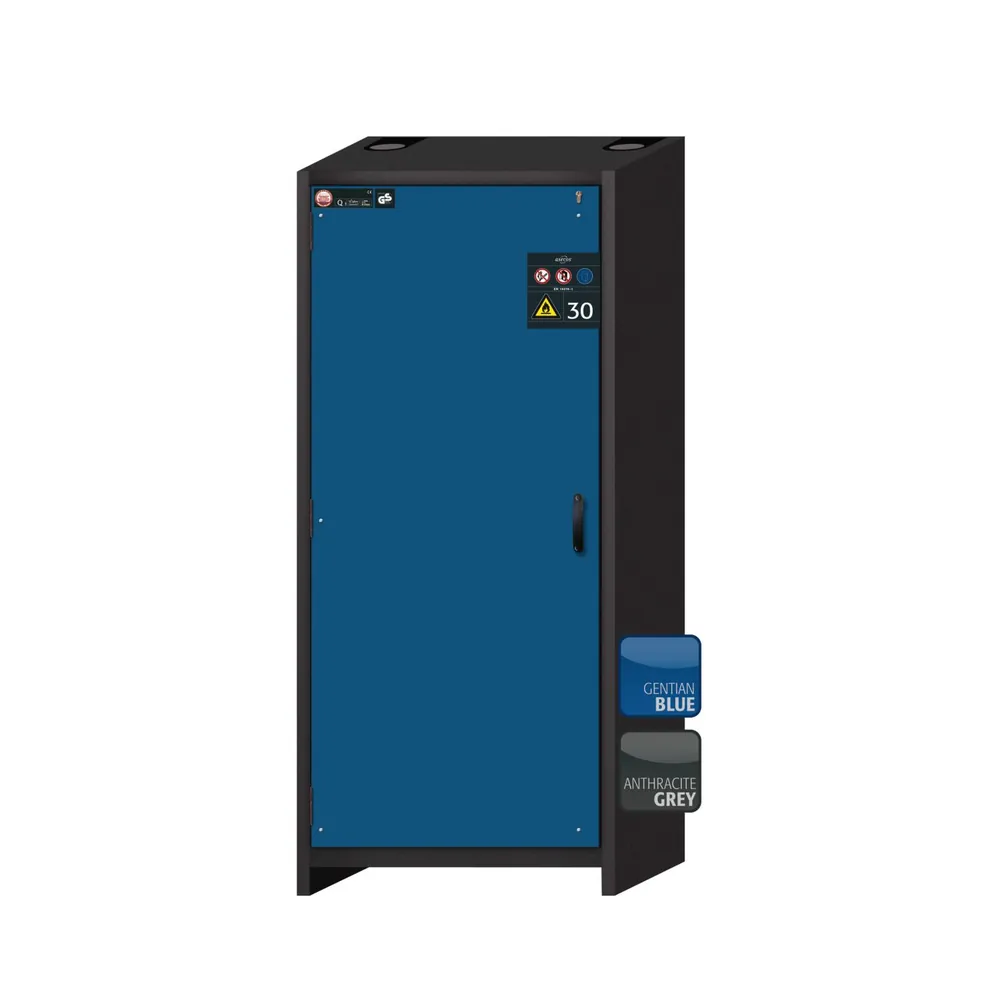 asecos® - Sicherheitsschrank Q90 /RAL 5010 3FB1LB1BW Stahlblech