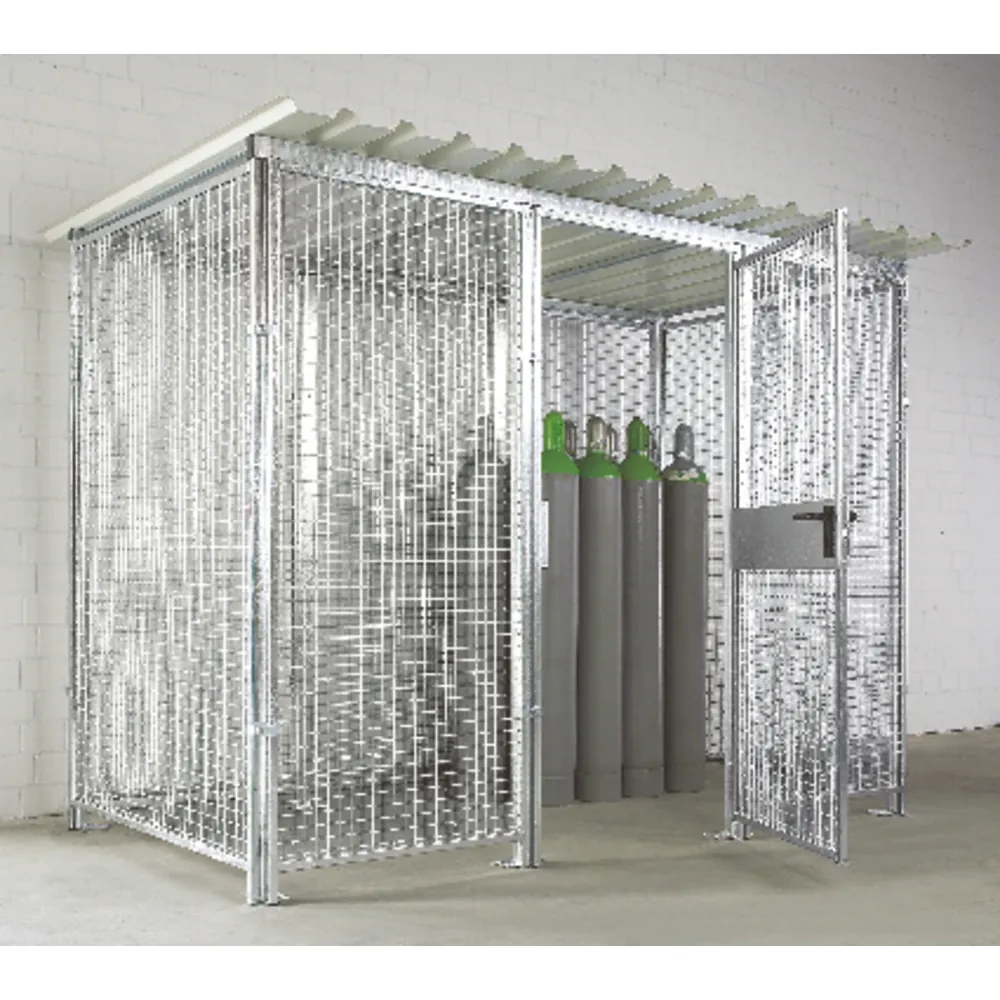 TTS - Gasflaschenlagerbox 3100x2100mm m. Dach