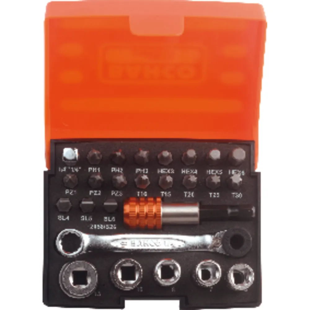 BAHCO® - Isolierter Werkzeugsatz, 1/2" 11-teilig, stoßfester Koffer Hover Image