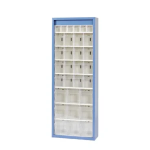 hünersdorff - MultiStore Magazin-Schrank 31 Fächer 665 x 250 x 1800mm Stahlblech/PS