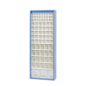 hünersdorff - MultiStore Magazin-Schrank 80 Fächer 665 x 250 x 1800mm Stahlblech/PS