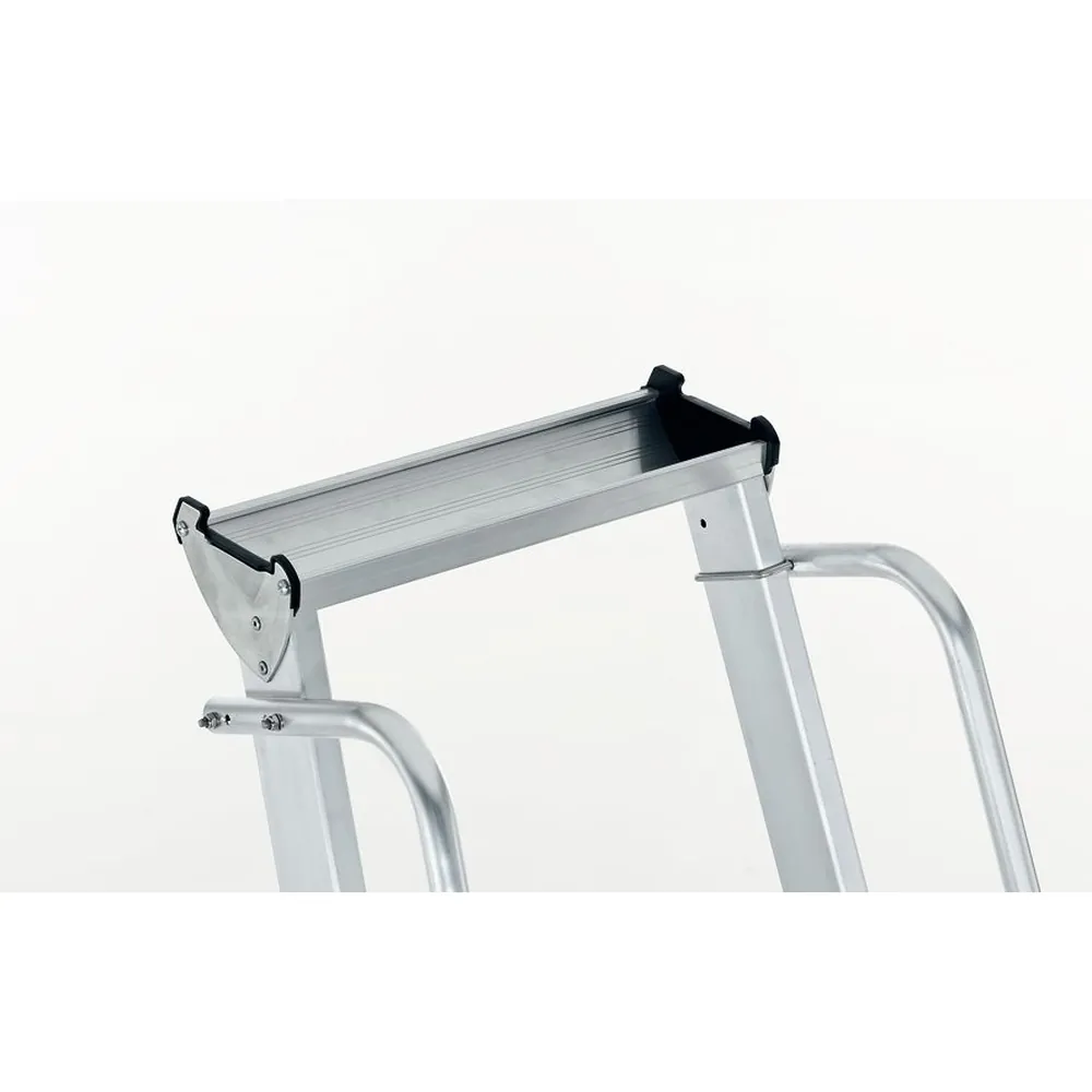 ZARGES - Stehleiter 12 Stufen, Aluminium, einseitig begehbar, H 4.270mm, B 860mm Hover Image