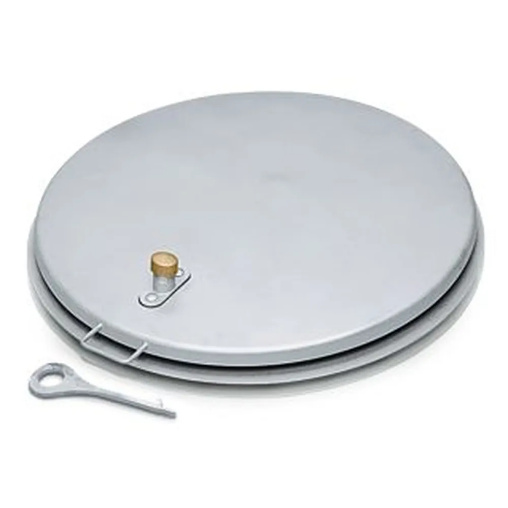 ZARGES - Brunnenabdeckung, ø1.000mm, Stahl feuerv., Gummidichtung