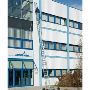 ZARGES - Seilzugleiter Aluminium, 3 x 20 Spr., L ausgef. 5.800mm, L eingef. 14.200mm
