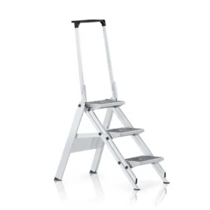 ZARGES - Treppe 11 Stufen, 45°, Stufenbreite 800mm, einseitiger Handlauf