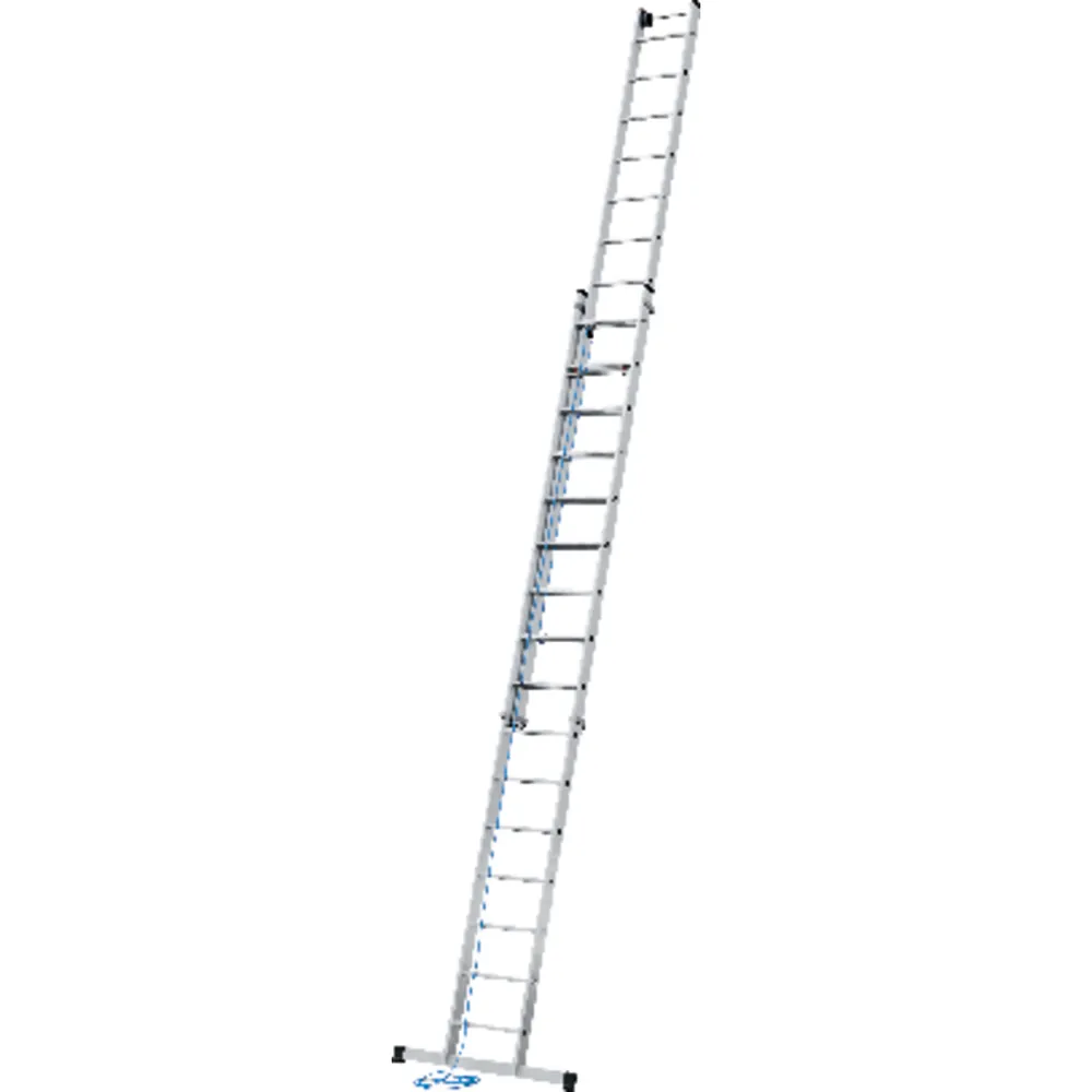 ZARGES - Seilzugleiter Aluminium, 2 x 16 Spr., L ausgef. 4.700mm, L eingef. 8.330mm