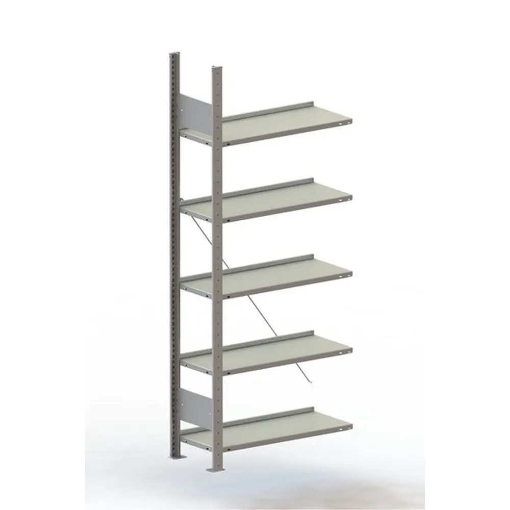 META® - Büro-Grundregal Compact 2500 x 1250 x 600 RAL 7035 mit 7 Böden ohne Abdeckboden Hover Image