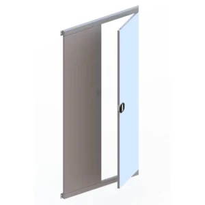 META® - CLIP Vorsatztür 1/1 kpl. RAL 7035 verschieden schließend