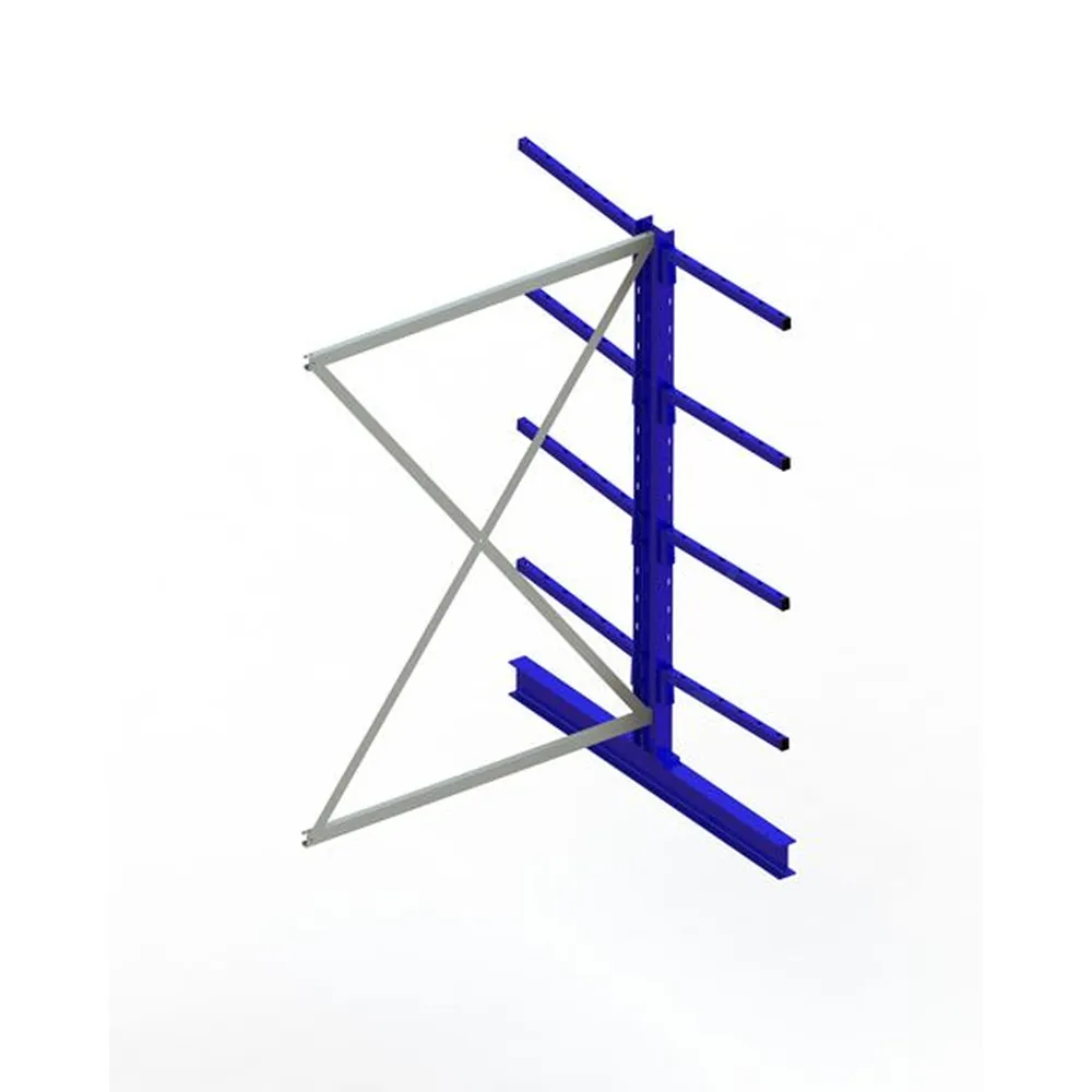 META® - Krag.reg.An.f.zweis.2x4A.2000x1300x1200 H Fuß 120 RAL 5010 10 E 2600kg 140kg/A.