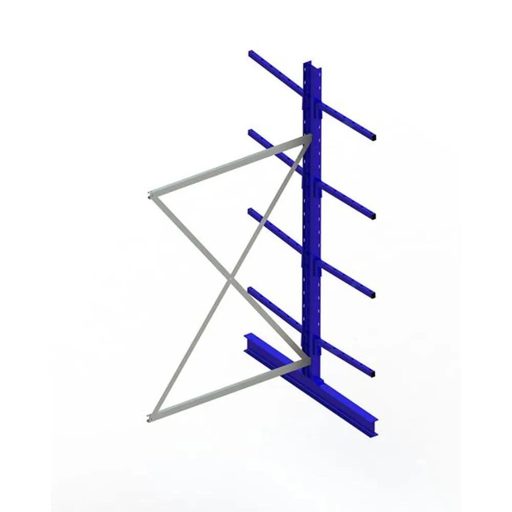 META® - Krag.reg.An.f.zweis.2x4A.2500x1300x1200 H Fuß 120 RAL 5010 10 E 2240kg 140kg/A.