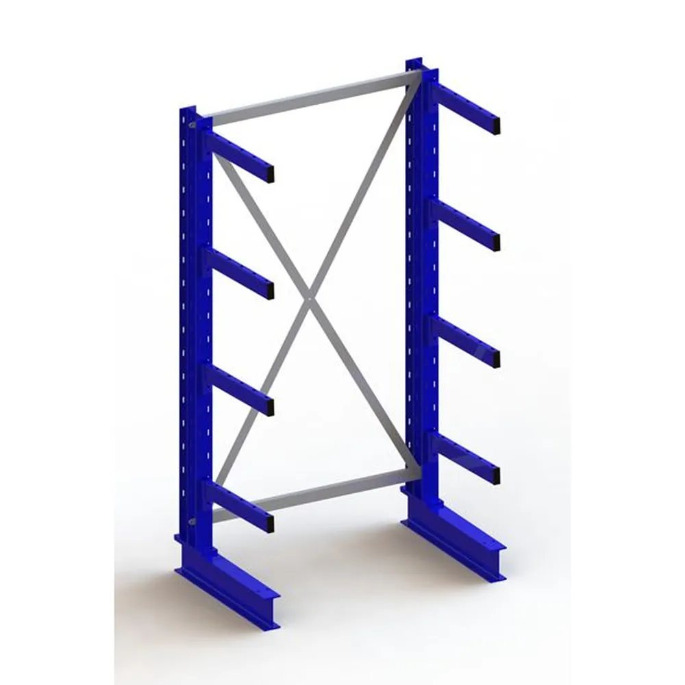 META® - KR Grundregal IPE140 einseitig 2000 x 1000 x 500 RAL 5010 je 4 Kragarme