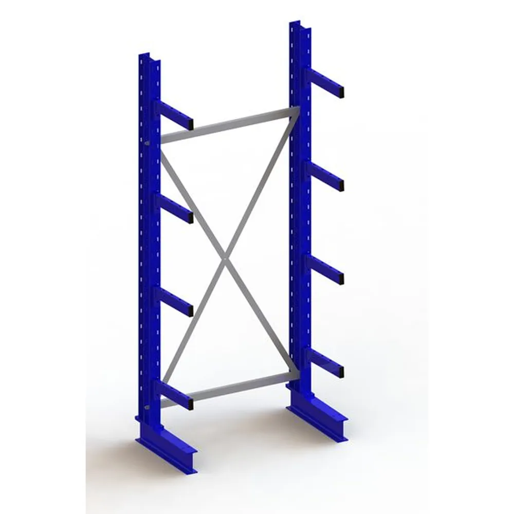 META® - KR Grundregal IPE140 einseitig 2500 x 1000 x 400 RAL 5010 je 4 Kragarme