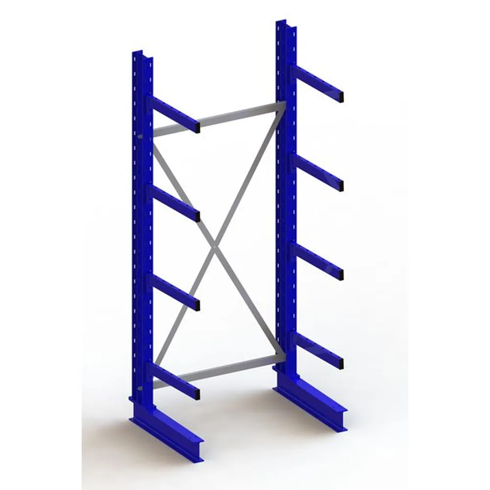 META® - KR Grundregal IPE140 einseitig 2500 x 1000 x 600 RAL 5010 je 4 Kragarme
