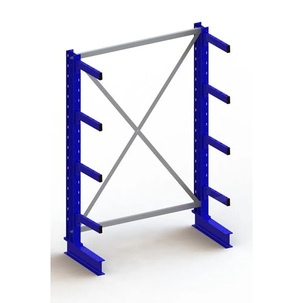 META® - KR Grundregal IPE140 einseitig 2000 x 1300 x 400 RAL 5010 je 4 Kragarme