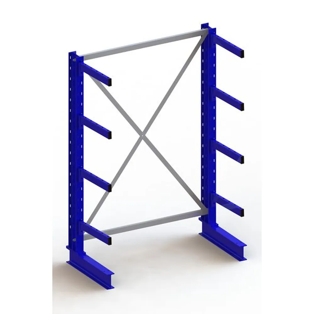 META® - KR Grundregal IPE140 einseitig 2000 x 1300 x 500 RAL 5010 je 4 Kragarme
