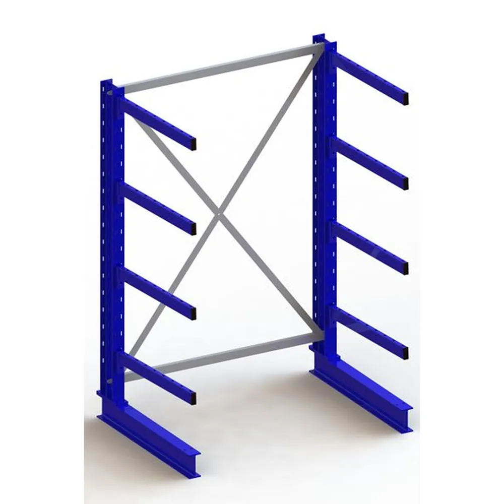 META® - KR Grundregal IPE140 einseitig 2000 x 1300 x 800 RAL 5010 je 4 Kragarme