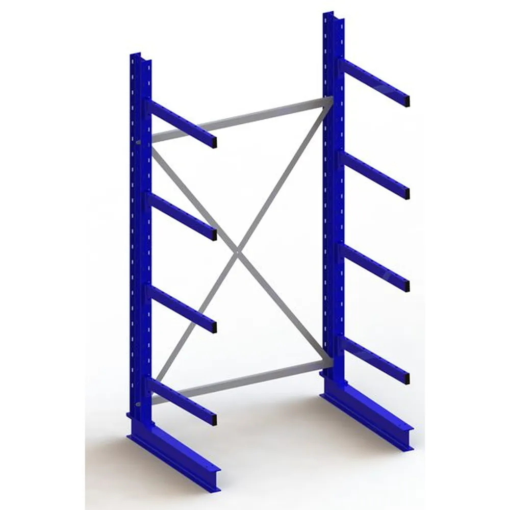 META® - KR Grundregal IPE140 einseitig 2500 x 1300 x 800 RAL 5010 je 4 Kragarme