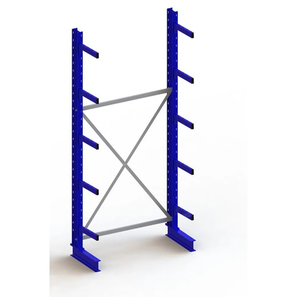 META® - KR Grundregal IPE140 einseitig 3000 x 1300 x 400 RAL 5010 je 5 Kragarme