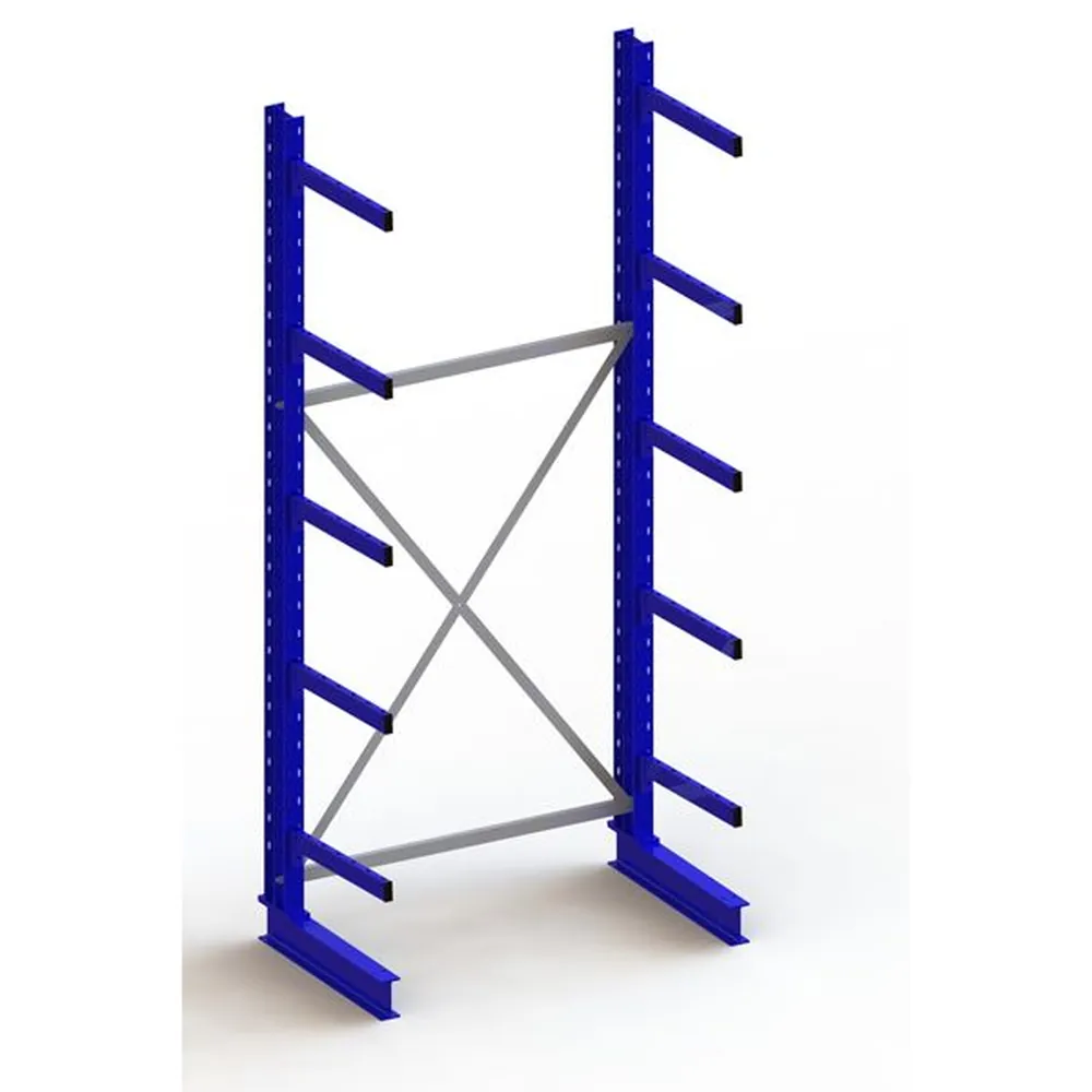 META® - KR Grundregal IPE140 einseitig 3000 x 1300 x 600 RAL 5010 je 5 Kragarme