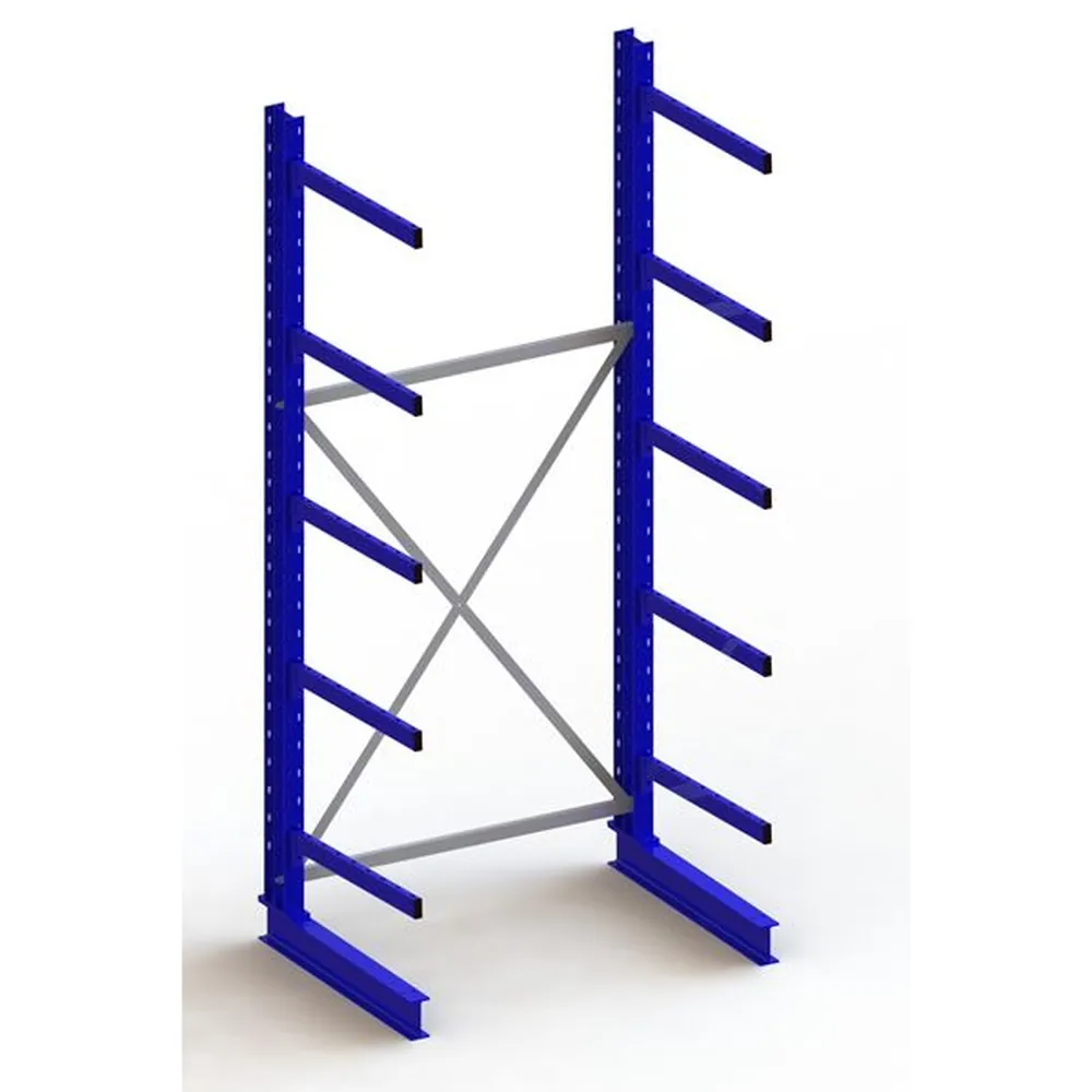 META® - KR Grundregal IPE140 einseitig 3000 x 1300 x 800 RAL 5010 je 5 Kragarme