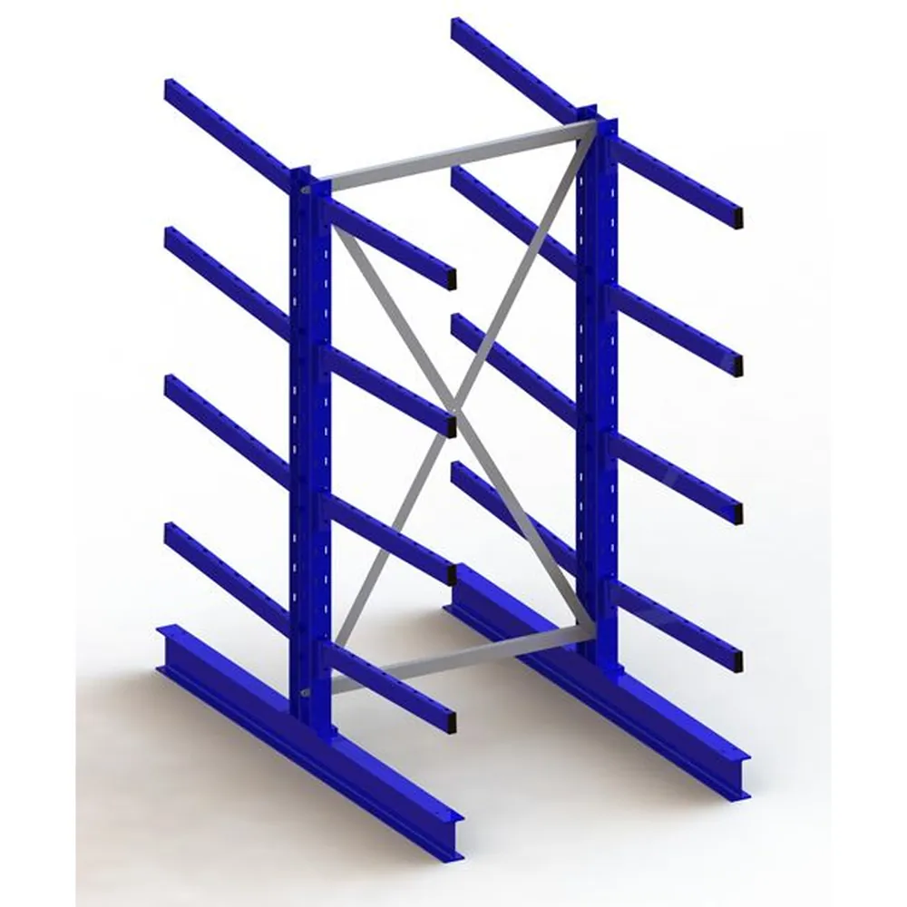 META® - KR Grundregal IPE140 doppelseitig 2000 x 1000 x 1600 RAL 5010 je 8 Kragarme
