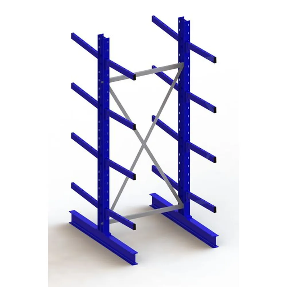 META® - KR Grundregal IPE140 doppelseitig 2500 x 1000 x 1200 RAL 5010 je 8 Kragarme