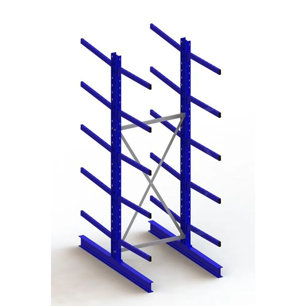 META® - KR Grundregal IPE140 doppelseitig 3000 x 1000 x 1600 RAL 5010 je 10 Kragarme