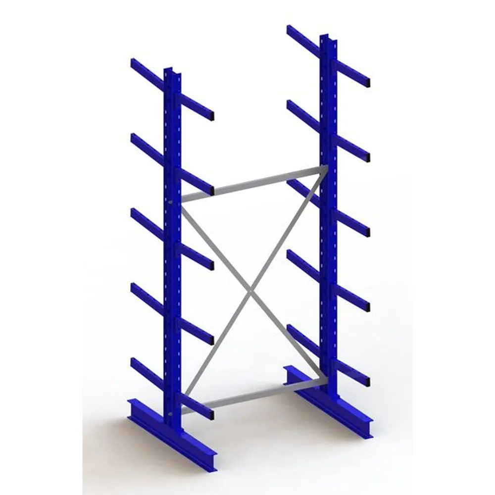 META® - KR Grundregal IPE140 doppelseitig 3000 x 1300 x 1000 RAL 5010 je 10 Kragarme