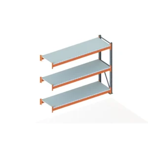 META® - Großfachregal AR 2200 x 2700 x 800 vzk / RAL 2001 multipal S mit Stahlpaneelen