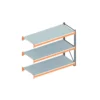 META® - Großfachregal AR 2200 x 2700 x 1100 vzk / RAL 2001 multipal S mit Stahlpaneelen