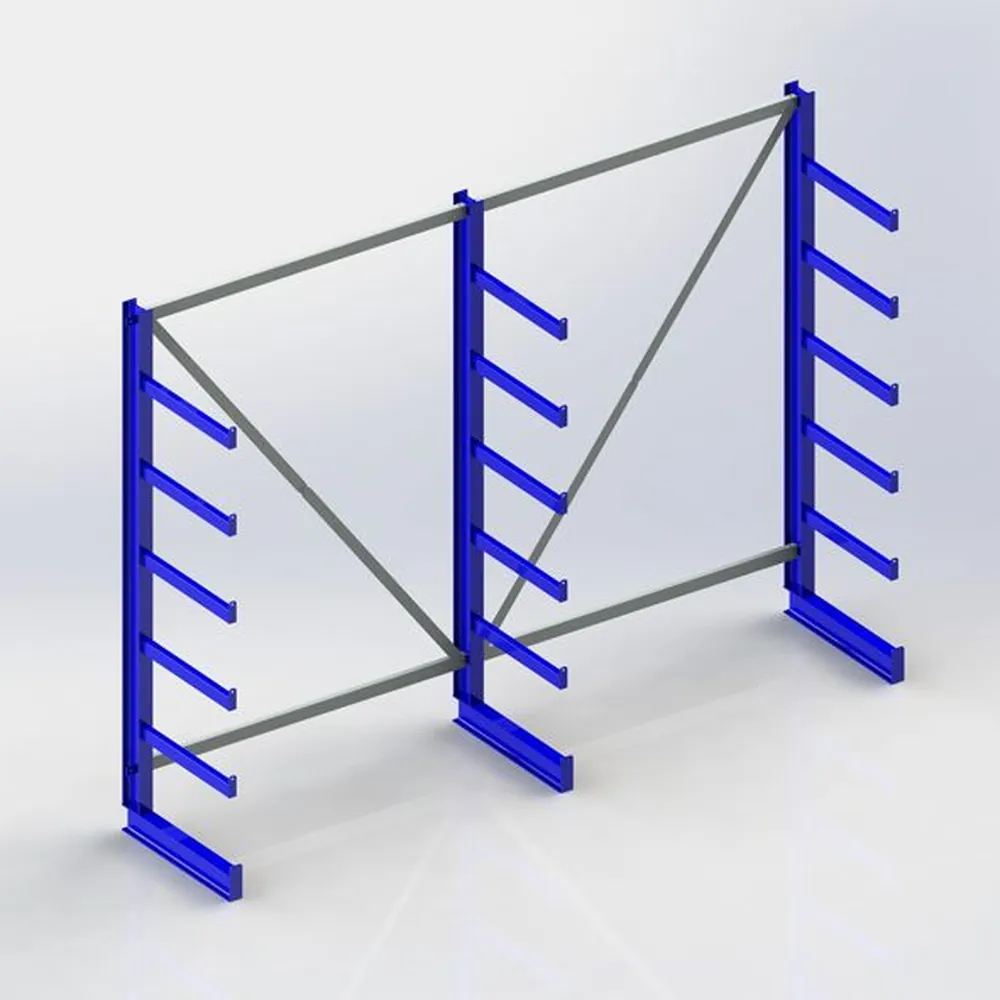META® - KR System ATLAS ST ES 3 Ständer RAL 5010 2000x500x2700 Atlas ST Achsmass 1350