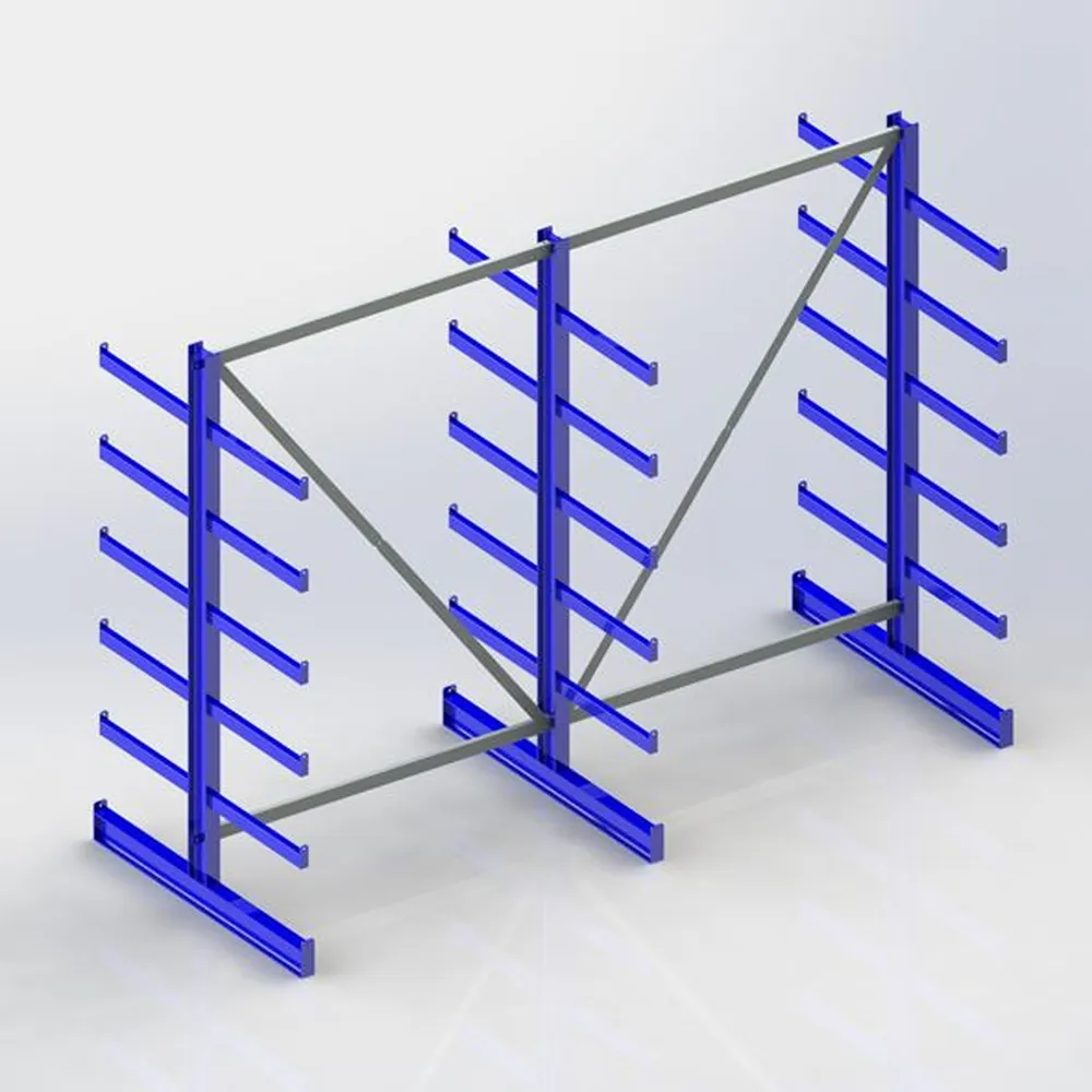 META® - KR System ATLAS ST DS 3 Ständer RAL 5010 2000x500x2700 Tiefe/Seite 500