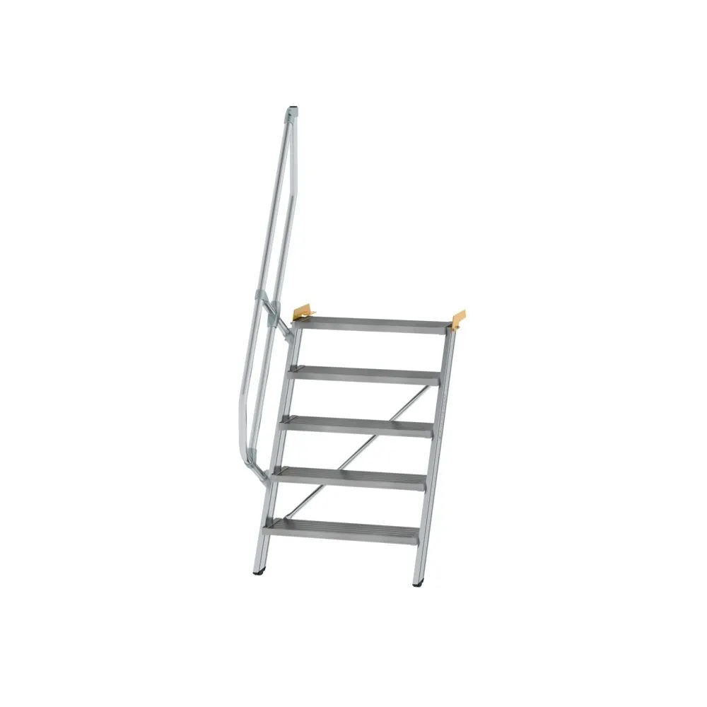 MUNK - Treppe 60° Stufenbreite 800 mm 5 Stufen Aluminium geriffelt