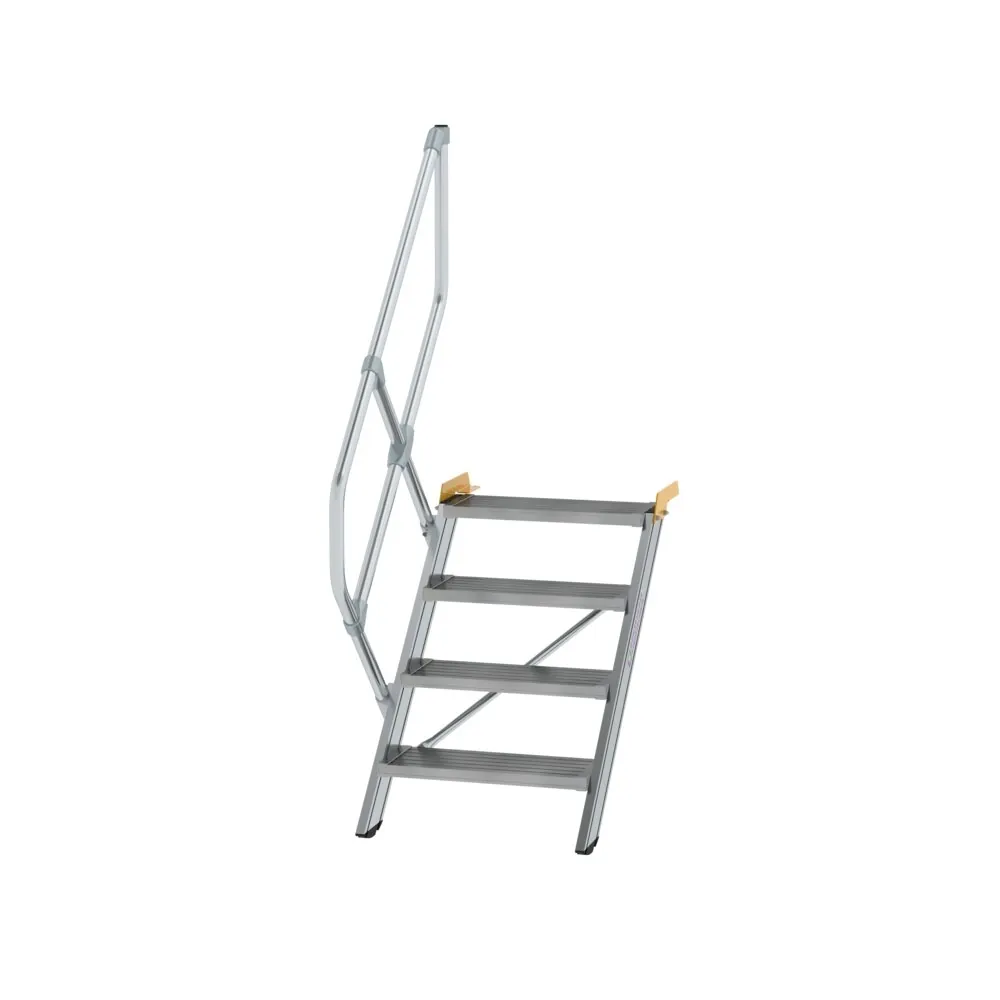 MUNK - Treppe 45° Stufenbreite 600 mm 4 Stufen Aluminium geriffelt