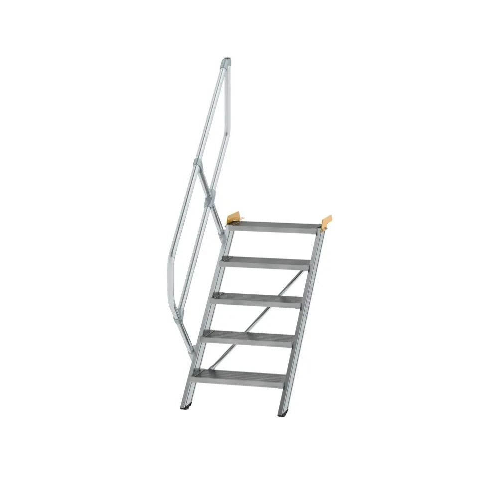 MUNK - Treppe 45° Stufenbreite 600 mm 5 Stufen Aluminium geriffelt