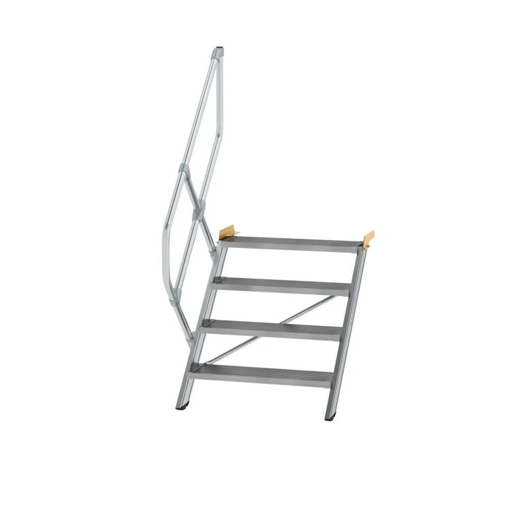 MUNK - Treppe 45° Stufenbreite 800 mm 4 Stufen Aluminium geriffelt