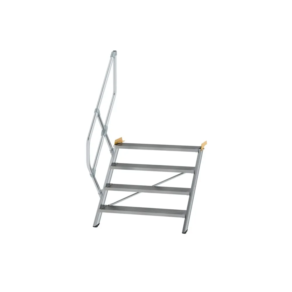 MUNK - Treppe 45° Stufenbreite 1000 mm 4 Stufen Aluminium geriffelt
