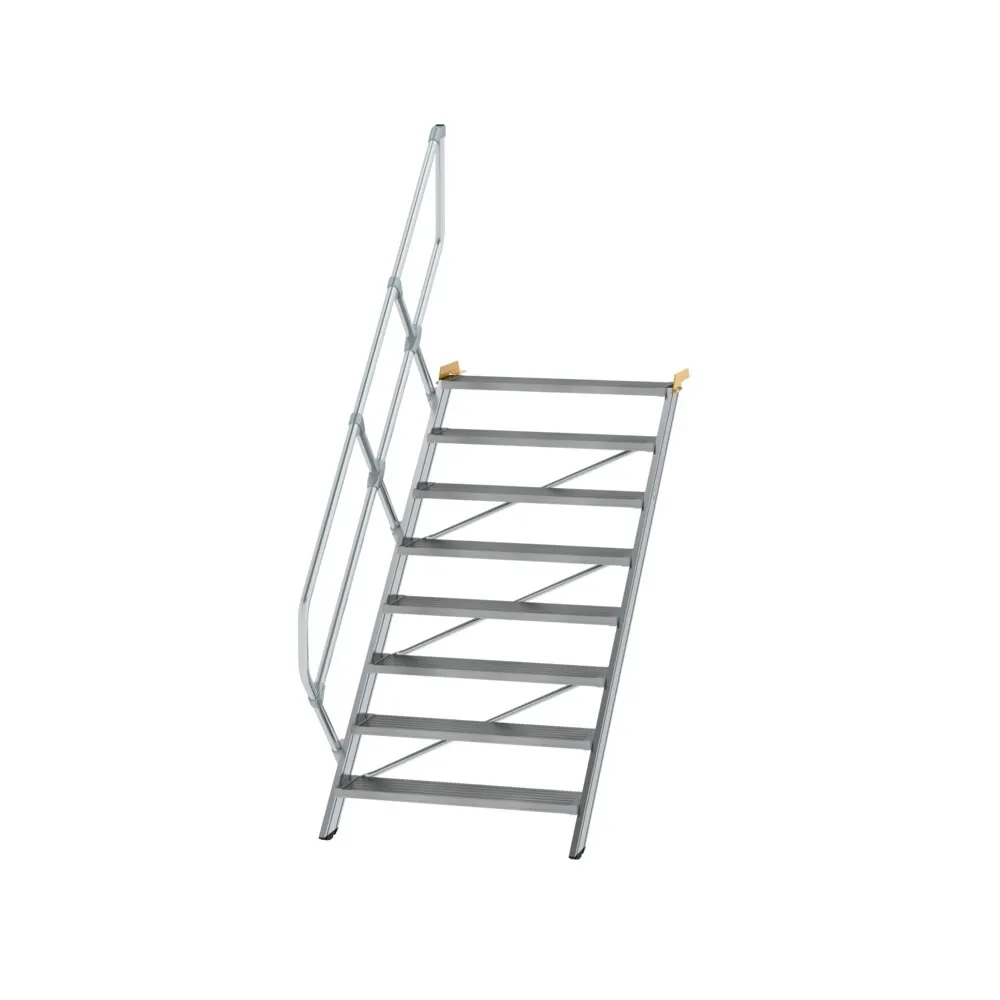 MUNK - Treppe 45° Stufenbreite 1000 mm 8 Stufen Aluminium geriffelt