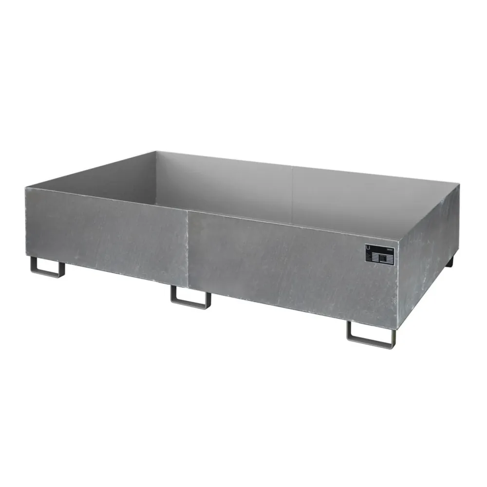 BAUER - Regalwanne ohne Gitterrost, verzinkt, 3250 x 1300 x 264mm