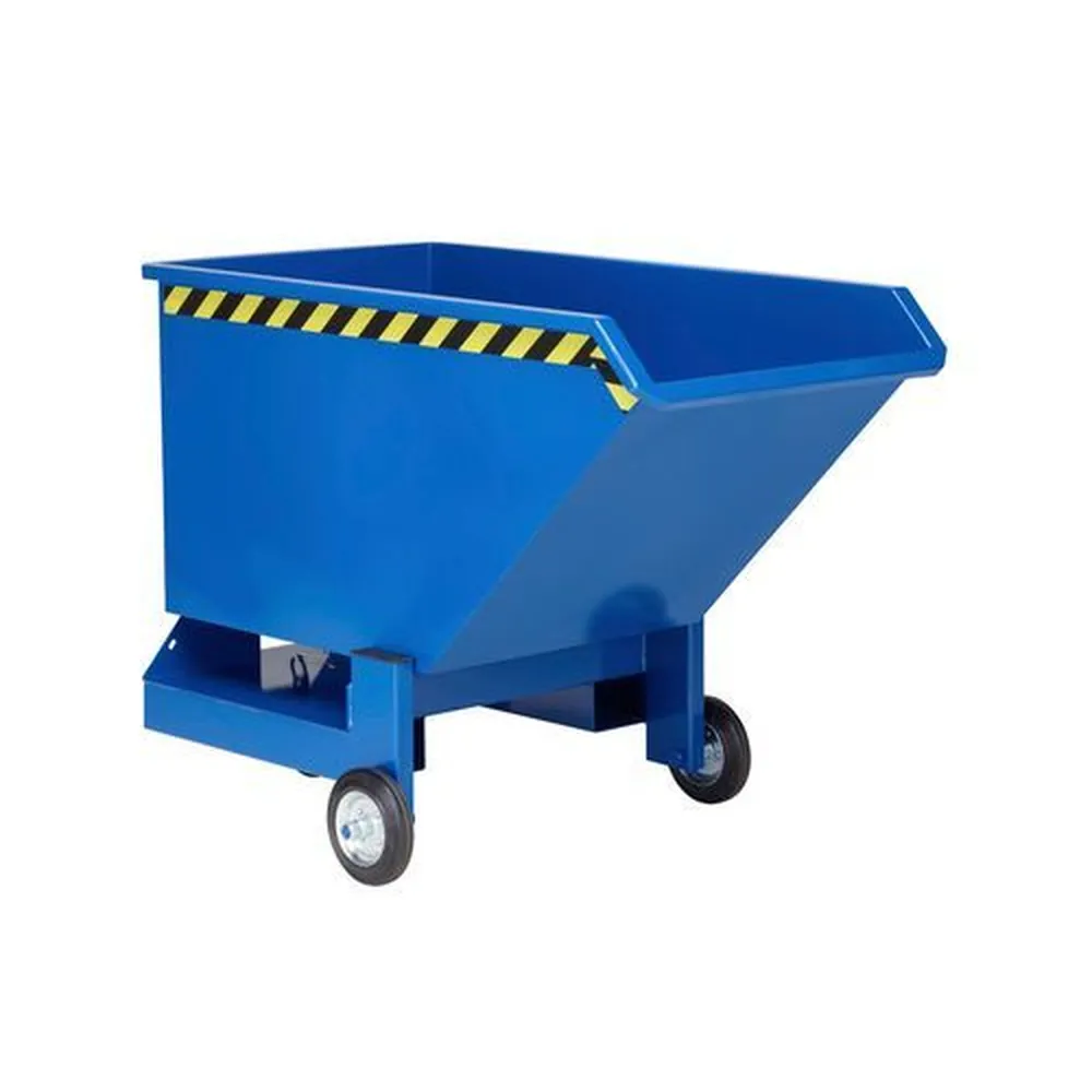 NOBRAND - Kippwagen aus Stahl, 250 Liter Volumen, verzinkt