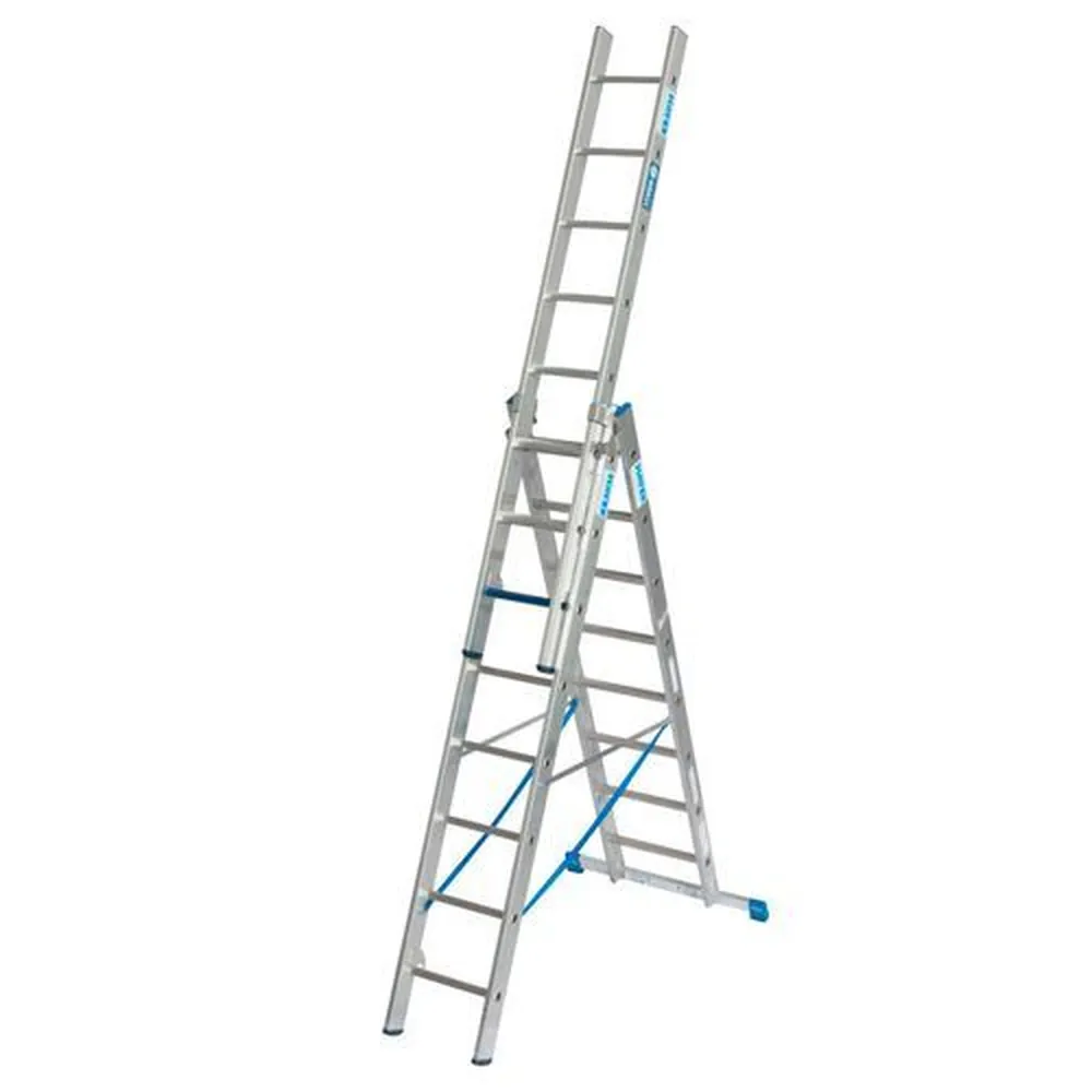 KRAUSE® - Vielzweckleiter gemäß TRBS 2121, Aluminium, 3 x 8 Sprossen/Stufen