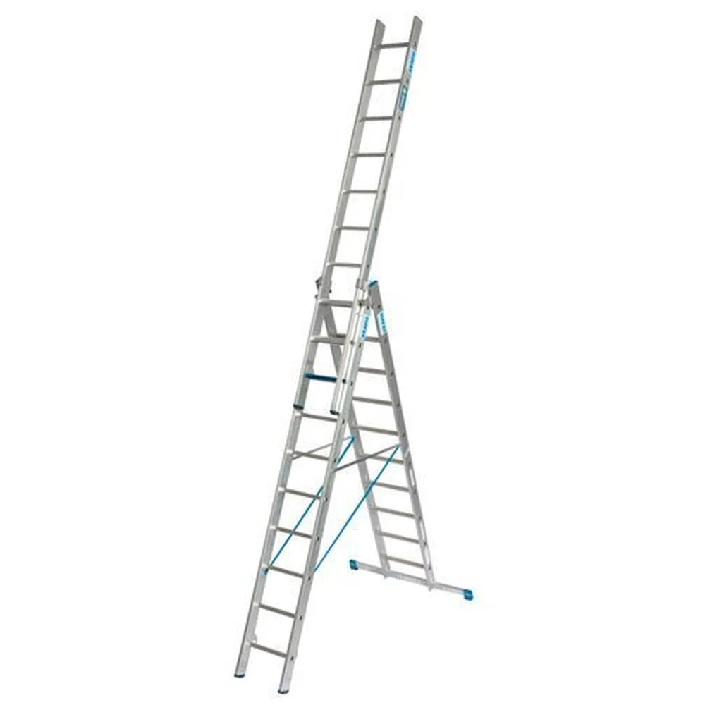 KRAUSE® - Vielzweckleiter gemäß TRBS 2121, Aluminium, 3 x 10 Sprossen/Stufen