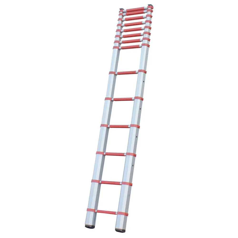 TeleMaster - Teleskopleiter nach EN 1147, rot, 350cm