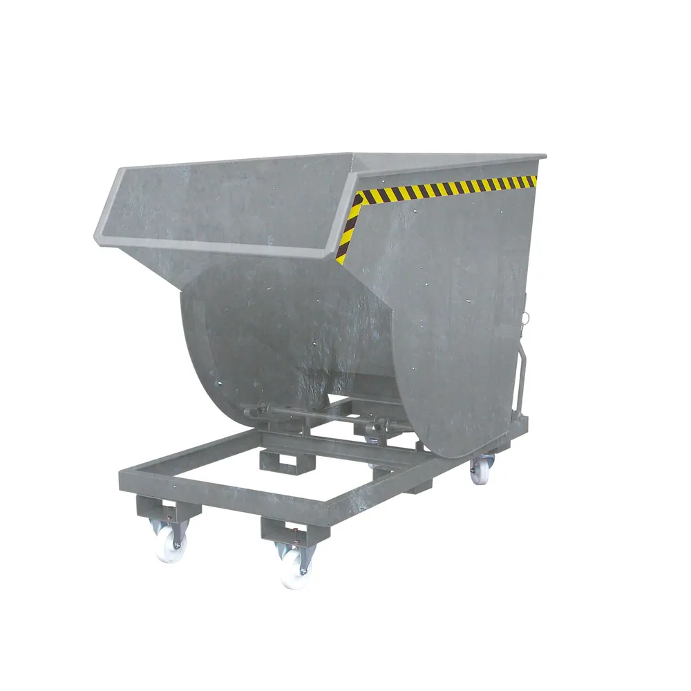 Eichinger® - Kippbehälter in hoher Bauhöhe, 3000 kg, 1500 Liter, feuerverzinkt