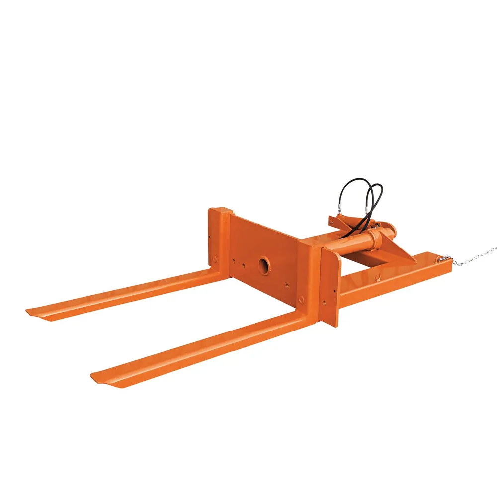 Eichinger® - Behälterkipper hydraulisch für Behälter mit Staplerschuhen, 1500 kg, reinorange