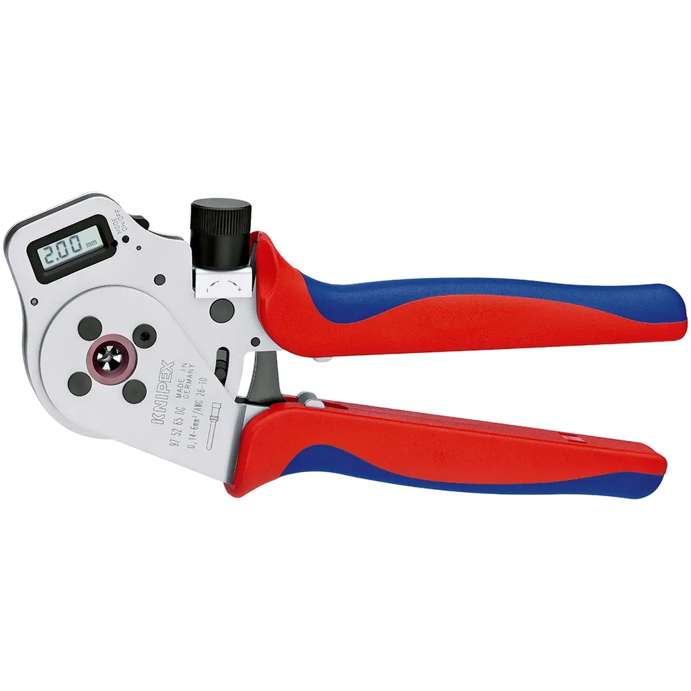 KNIPEX® - 97 52 65 DG A Vierdornpresszange gedrehte Kontakte, Mehrkomponenten-Hüllen 250mm