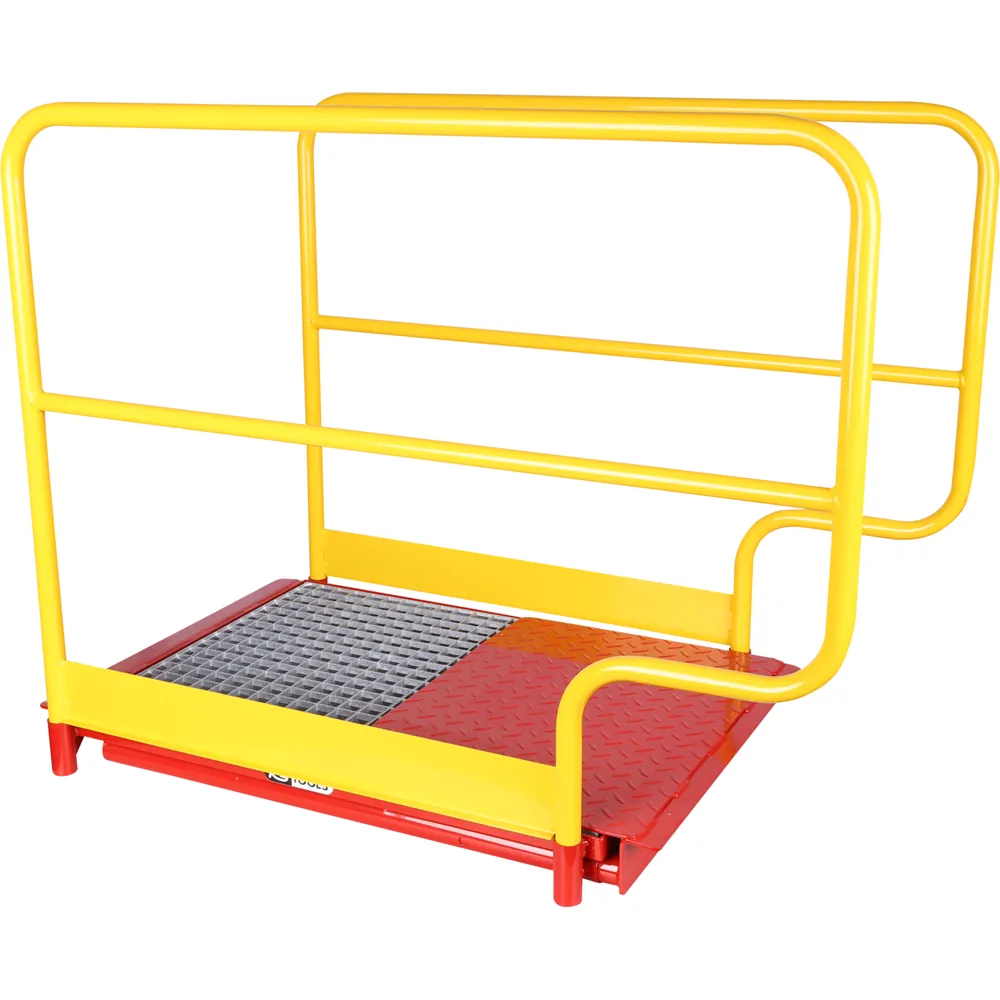 KSTOOLS® - Universal Grubenbrück - bodeneben inklusive Sicherheitsgeländer